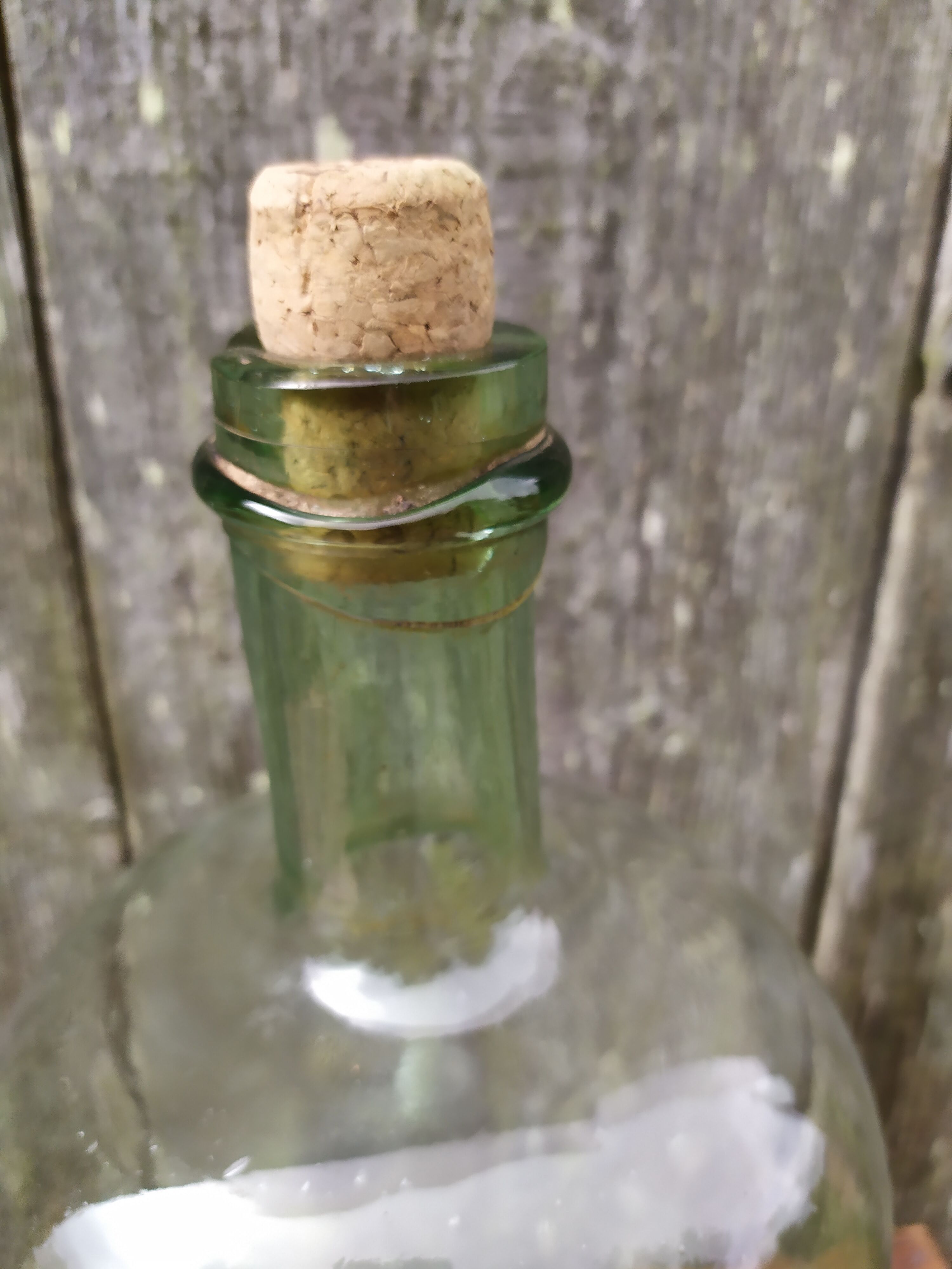 Bonbonne en verre soufflé XIX ème