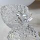 Sugar box in molded crystal
