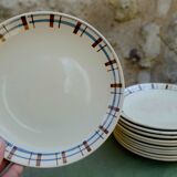 Cheese or dessert plates, Digoin and Sarreguemines 9205