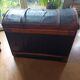 Curved travel trunk, Second Empire