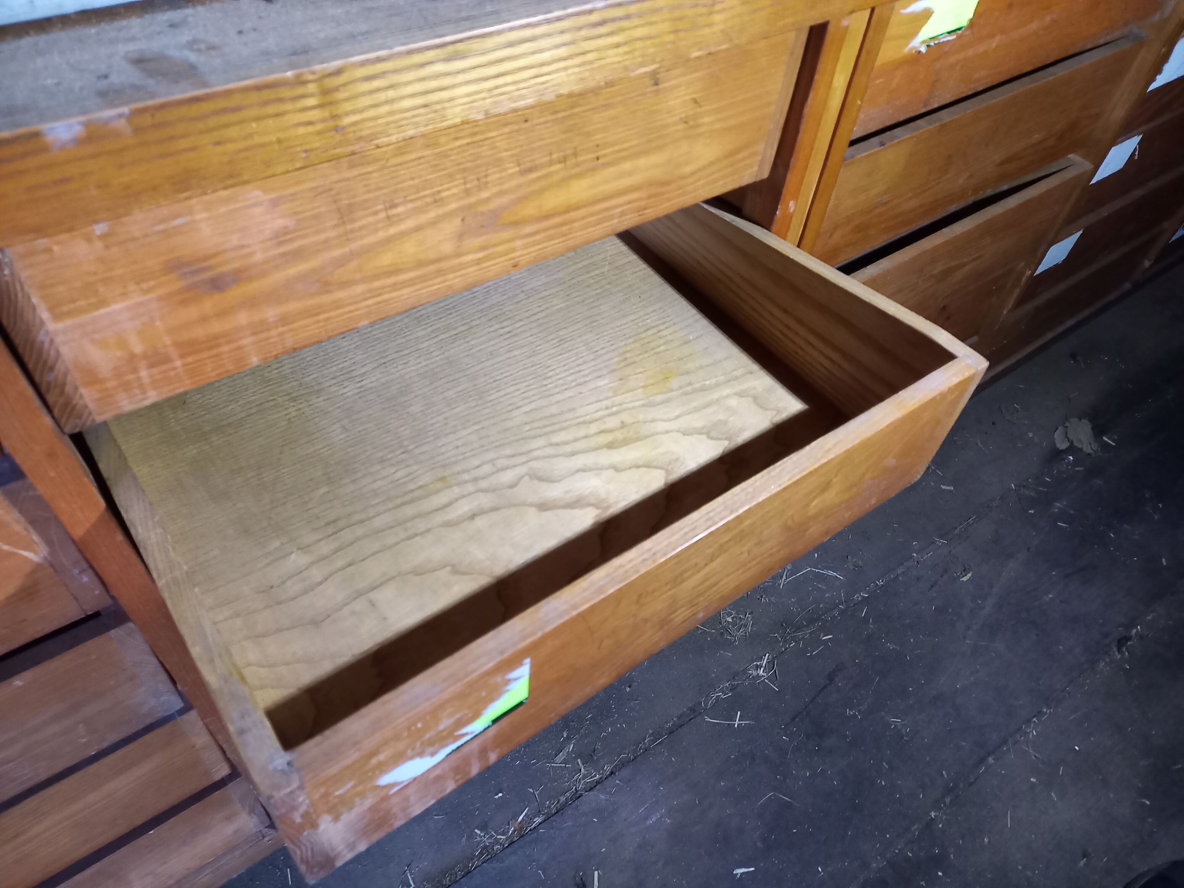 Cabinet with drawers 50 years, 450cm