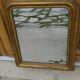 Miroir Louis Philippe en bois doré H 64 cm