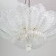 Taormina, Large Size Murano Clear trasparent Vintage Glass Ceiling Light, 1