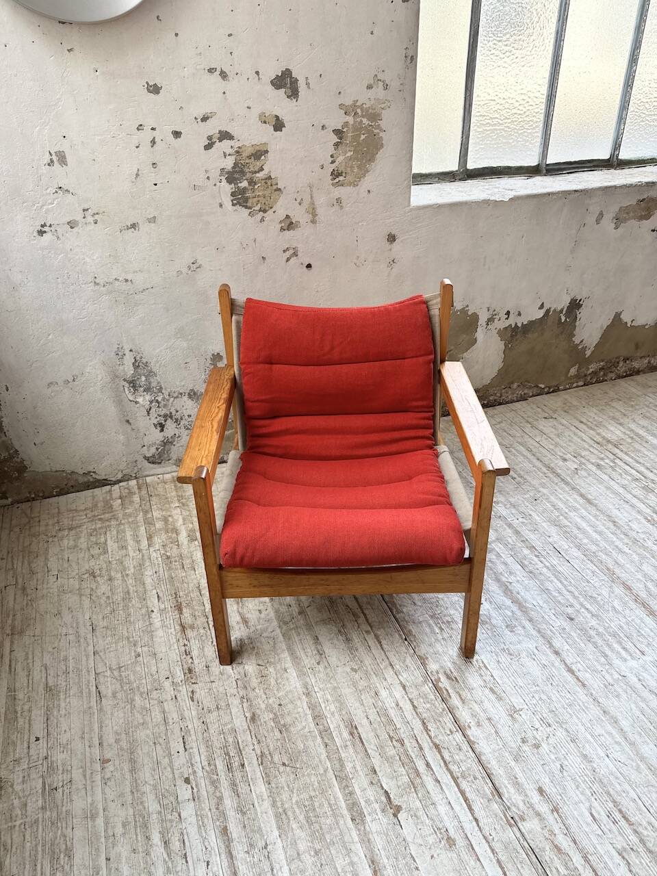 Safari chair in pine by Rold Rastad and Adolf Relling, 1960.