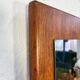Miroir vintage XL en teck, Scandinavie, années 1970