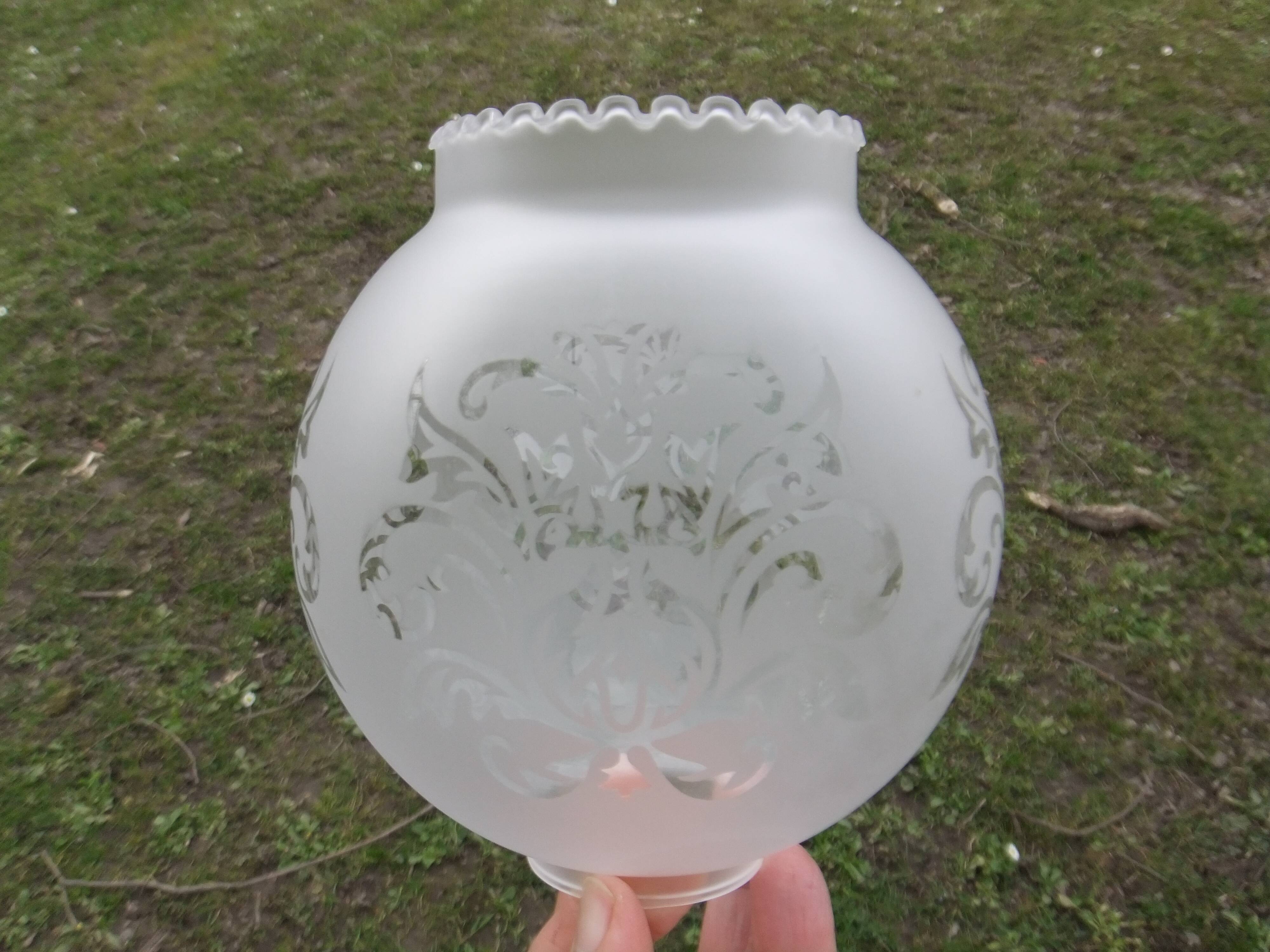 Tulip globe etched glass pendant lamp chandelier wall lamp