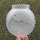 Tulip globe etched glass pendant lamp chandelier wall lamp