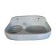 Ceramic double wall soap holder