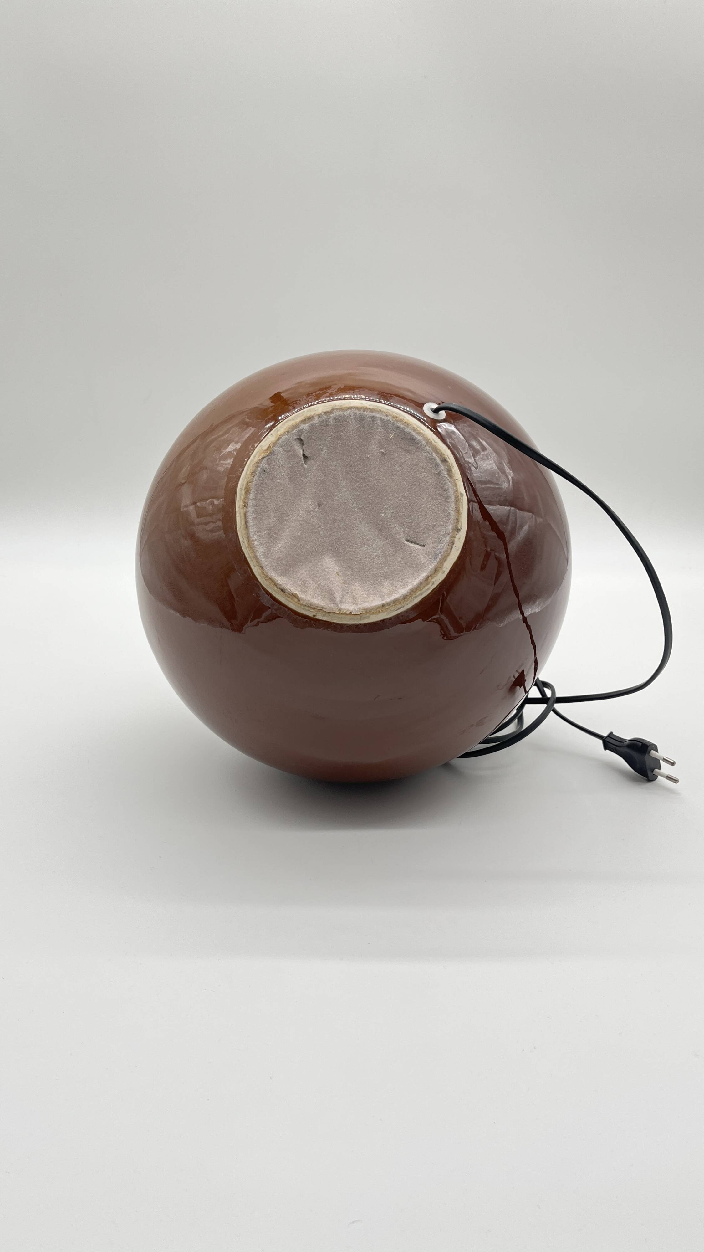 Important ceramic ball lamp base