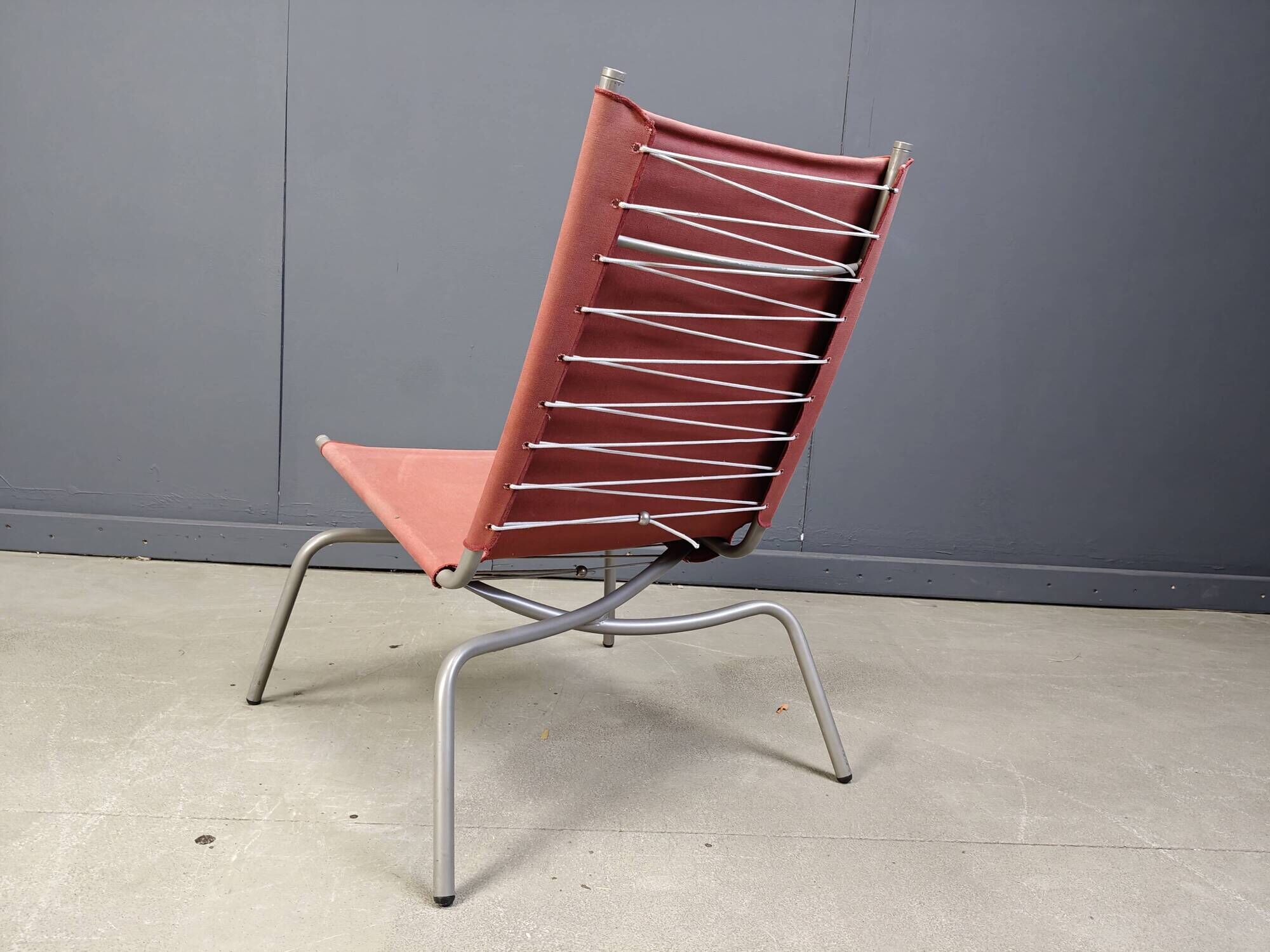 Vintage crossed legged lounge chair by Fabiaan Van Severen, 1990s