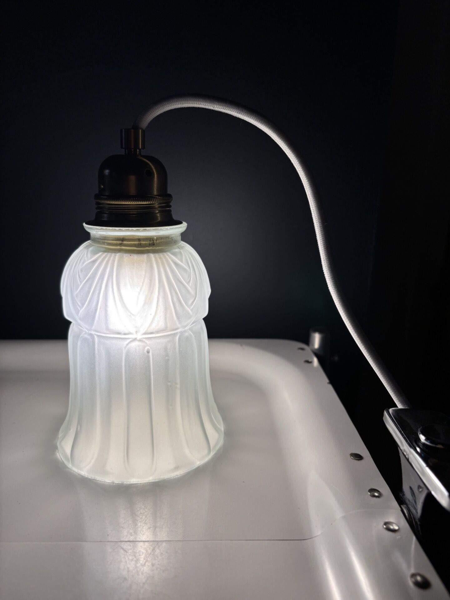 White - Vintage lantern