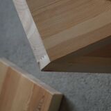 Stool / Table by eliaselias, made from recycled solid pine, Danish design 2022