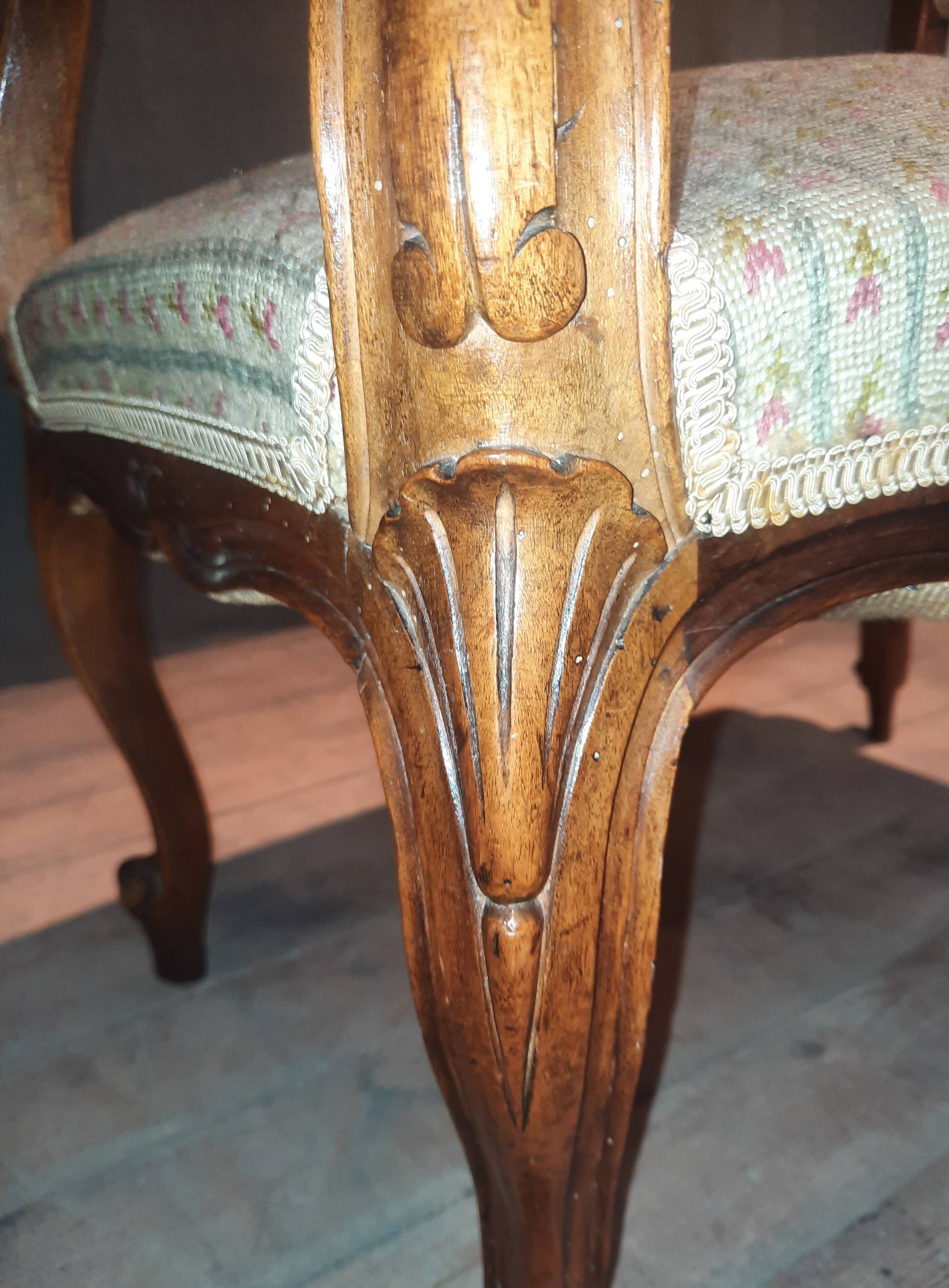 Small Louis XV style bench