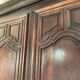 18th-century solid walnut wardrobe