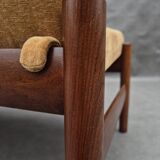 Modular teak sofa, Scandinavian vintage 1960s