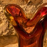 Vintage Murano sommerso vase