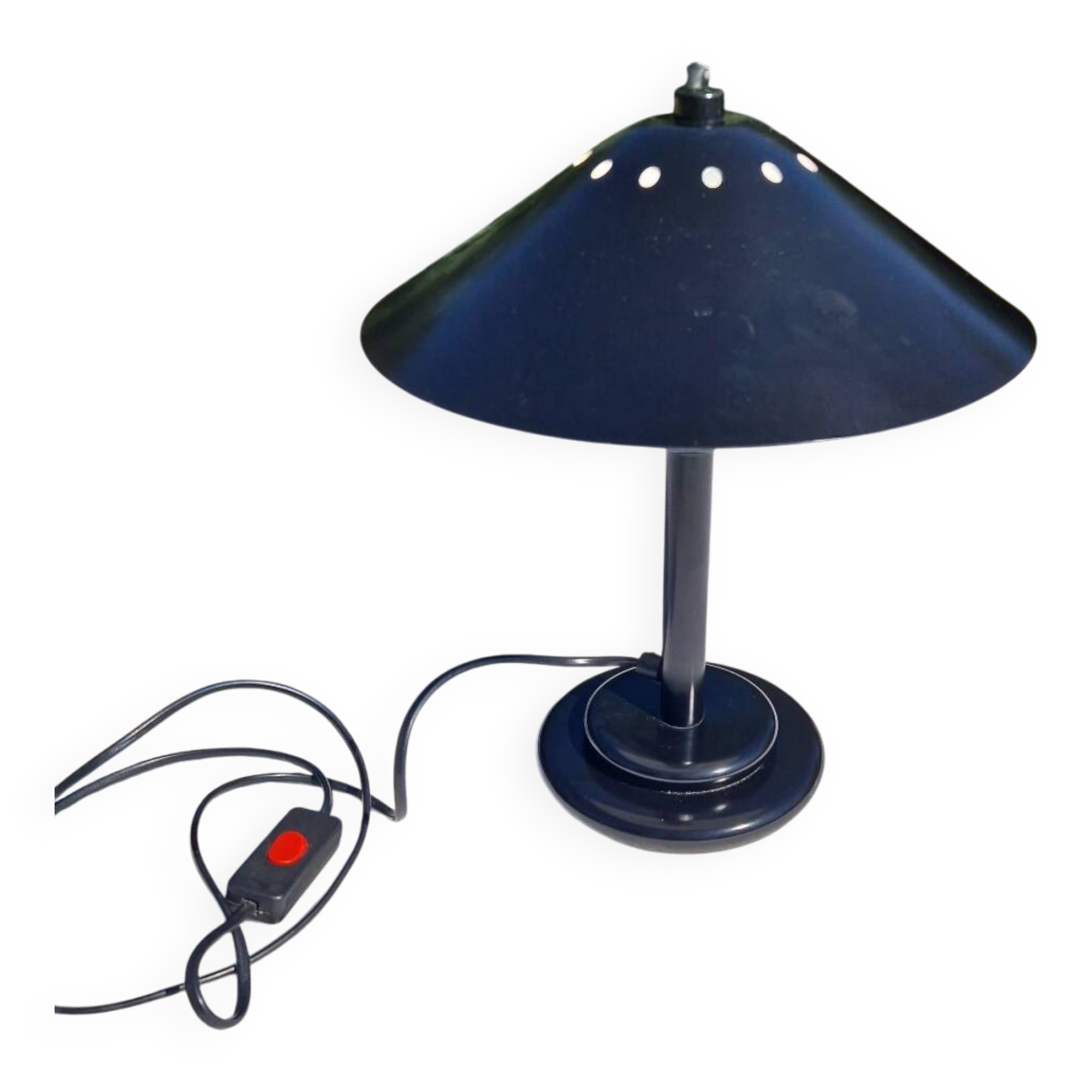 Lampe de bureau champignon Aluminor, années 80