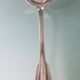 Antique silver ladle, first Coq, master hallmark and Minerva, 270g.