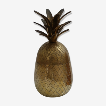 Ananas seau à glace en laiton