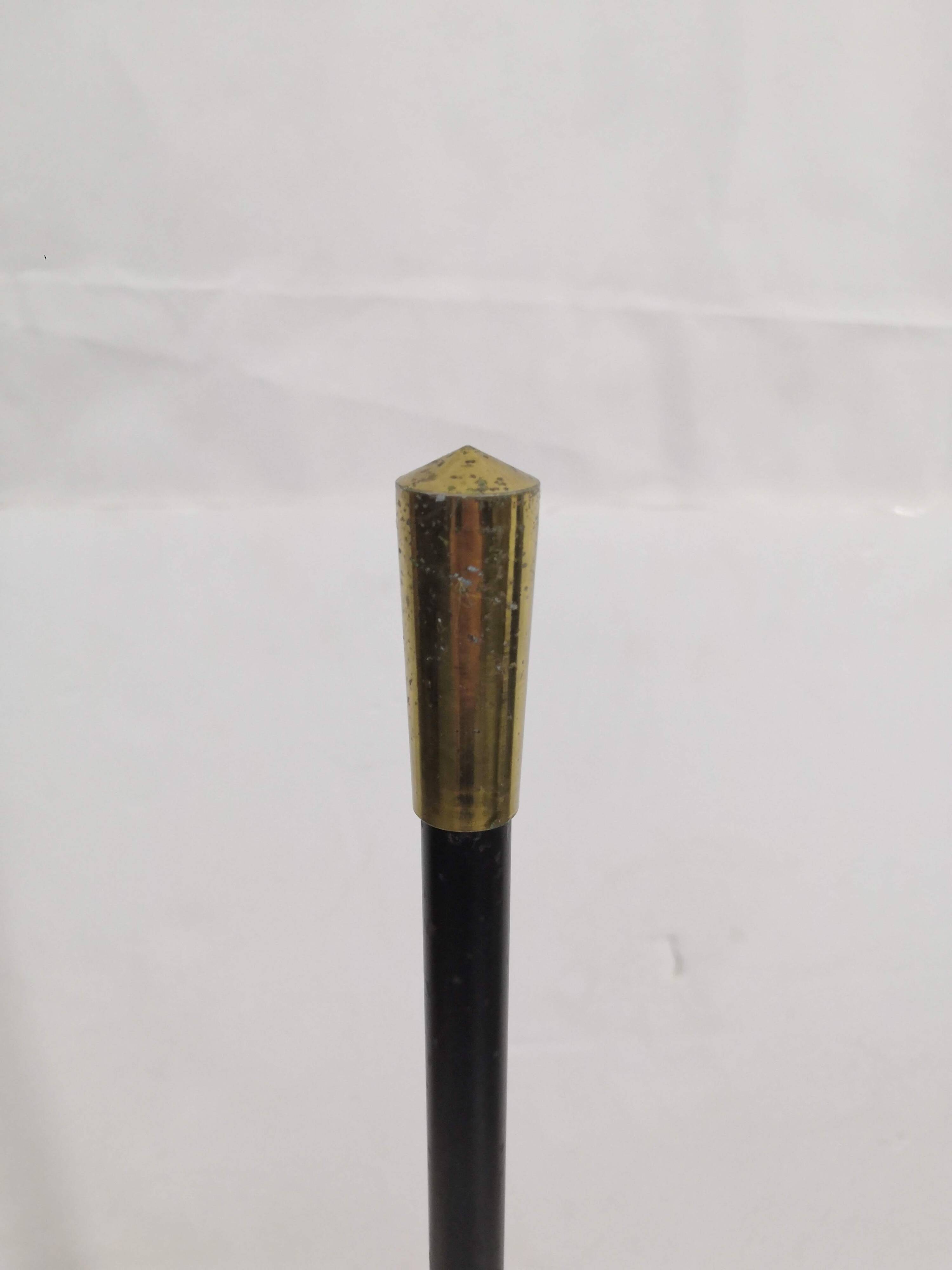 Umbrella stand from the 50s in perforated sheet metal