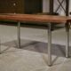 Table basse design en palissandre et céramique 1960’s