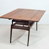 Teak metamorphic table