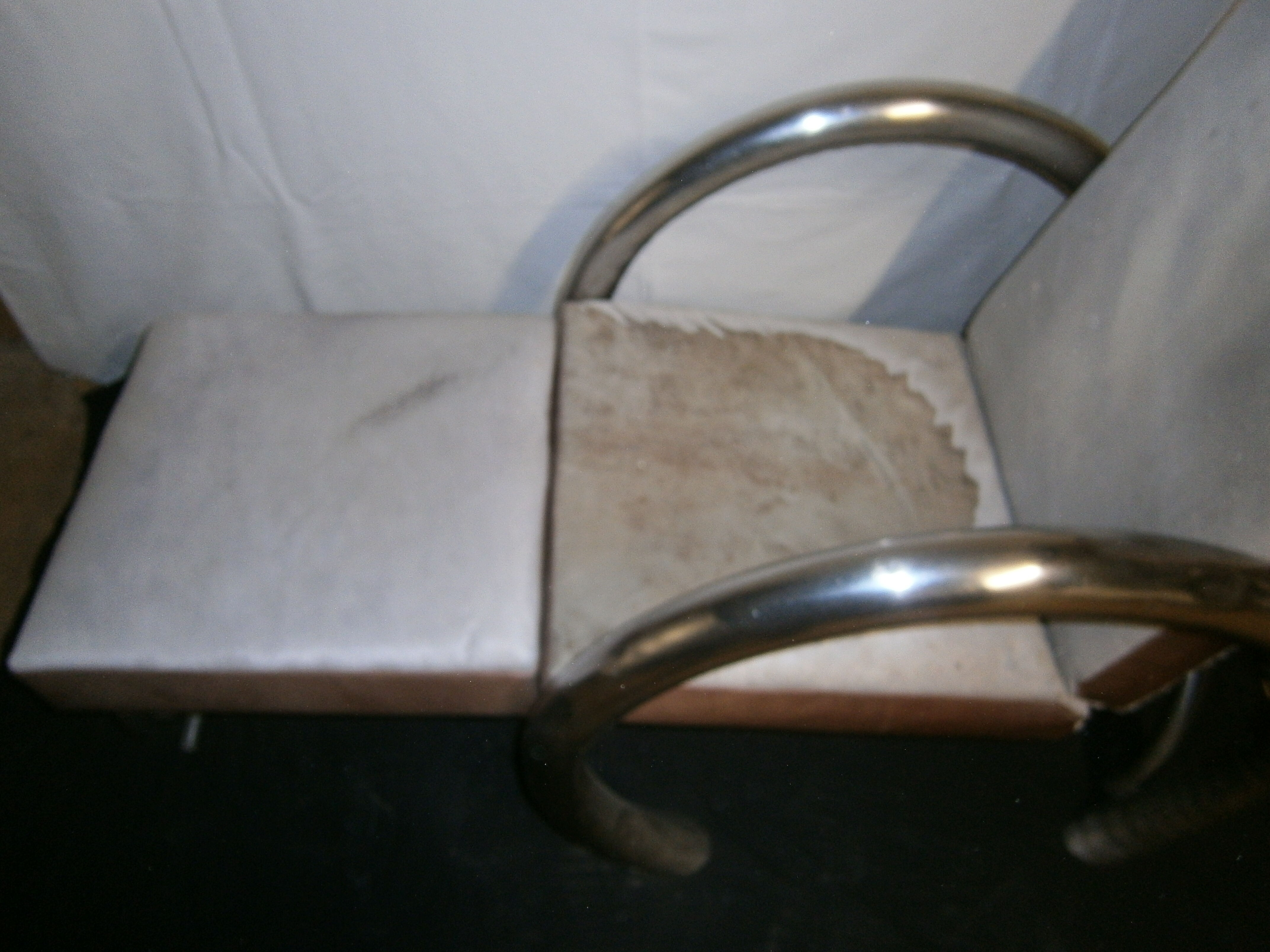 Steel armchair