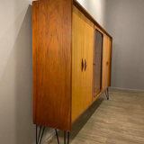 Bibliothèque sur les jambes vintage des années 60, années 1960