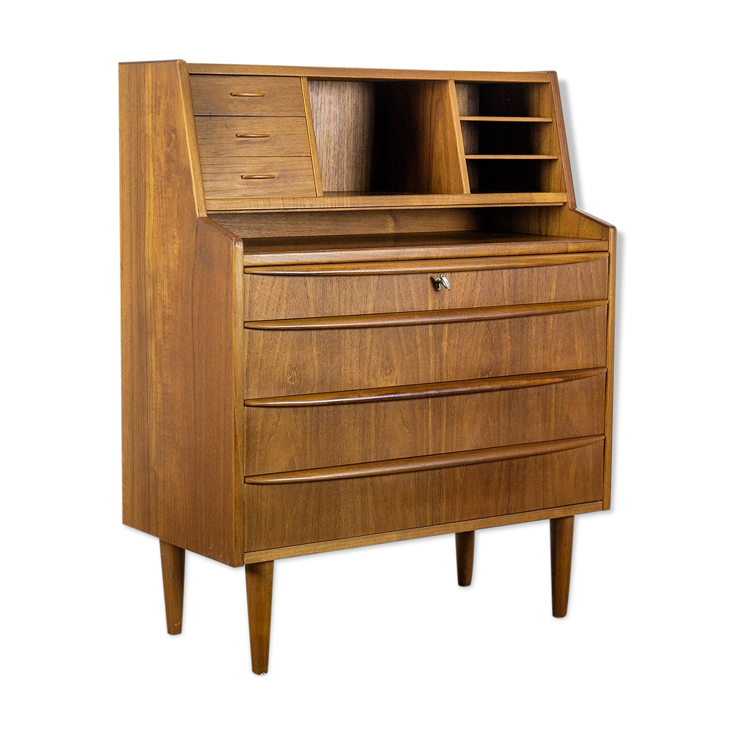 Teak Secretary by Christian Møller Möbelsnedkeri, 1960s