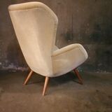 Rare year 50 Wing chair Bergère Chair of Ernst Max Jahn