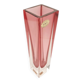 70s cubic sommerso vase