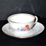 CPN, Vintage porcelain flower cup - Luxury Porcelain La Compagnie Nationale de Porcelaine