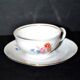CPN, Tasse fleurie en porcelaine vintage - Porcelaine de Luxe La Compagnie Nationale de Porcelaine