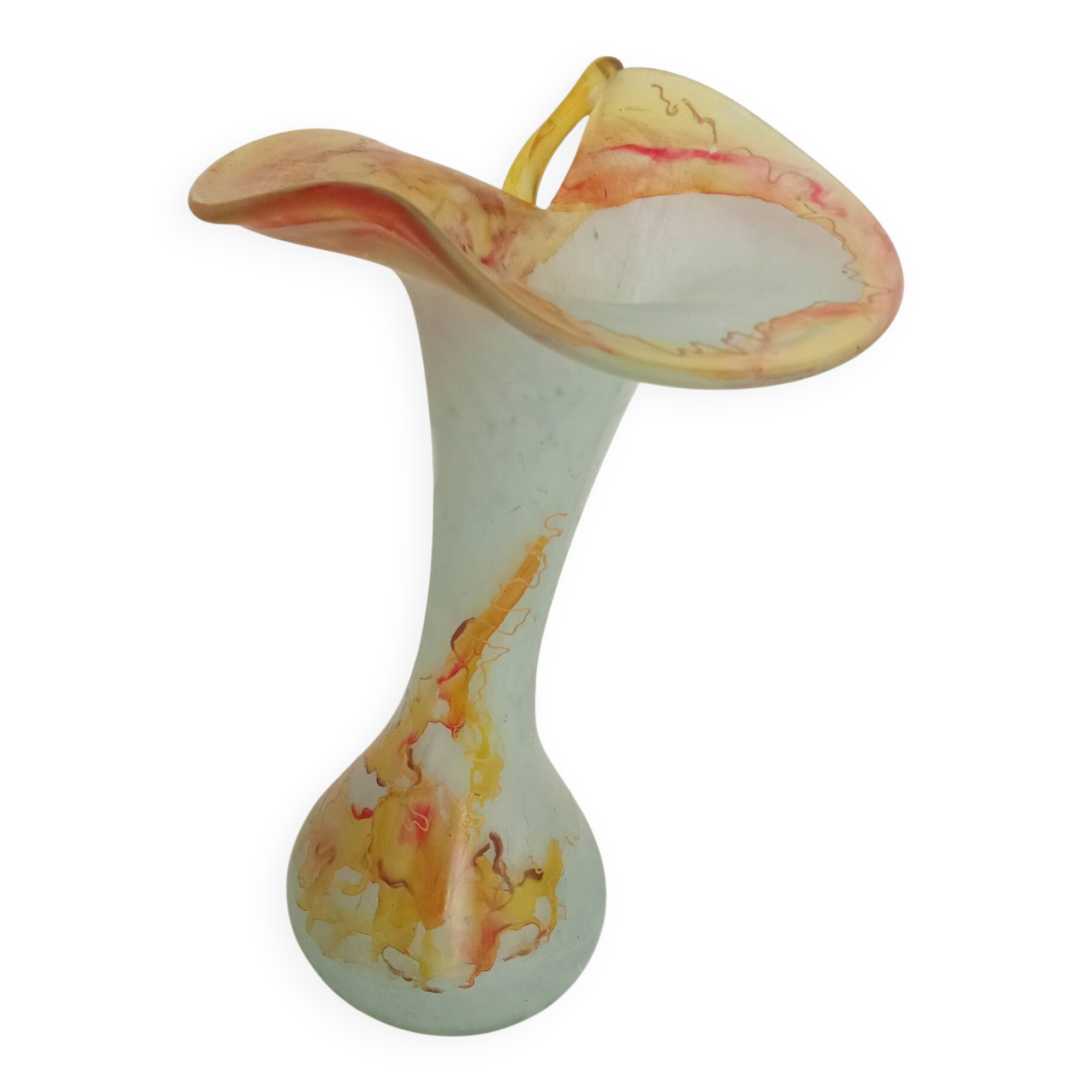 Vase en pâte de verre