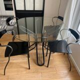 Pascal Mourgue chair black & gray metal