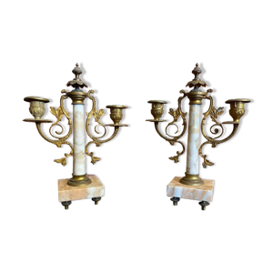 paire de candélabres