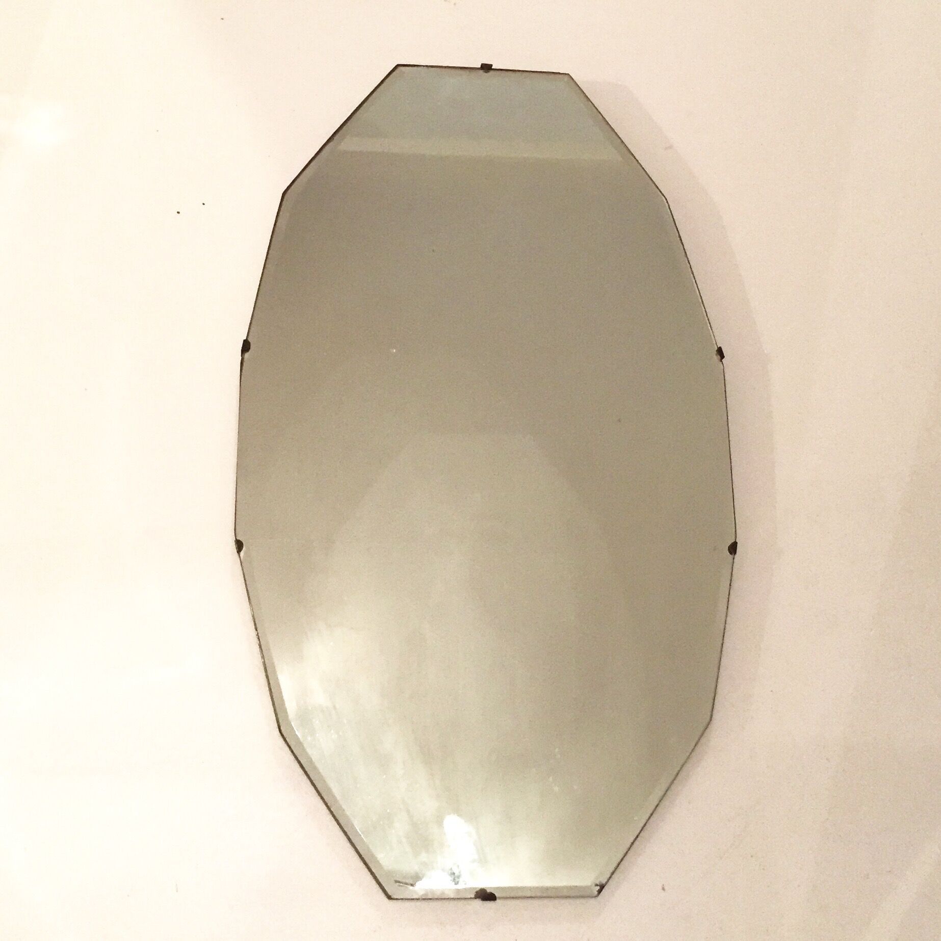 Beveled mirror 50s 38x65cm