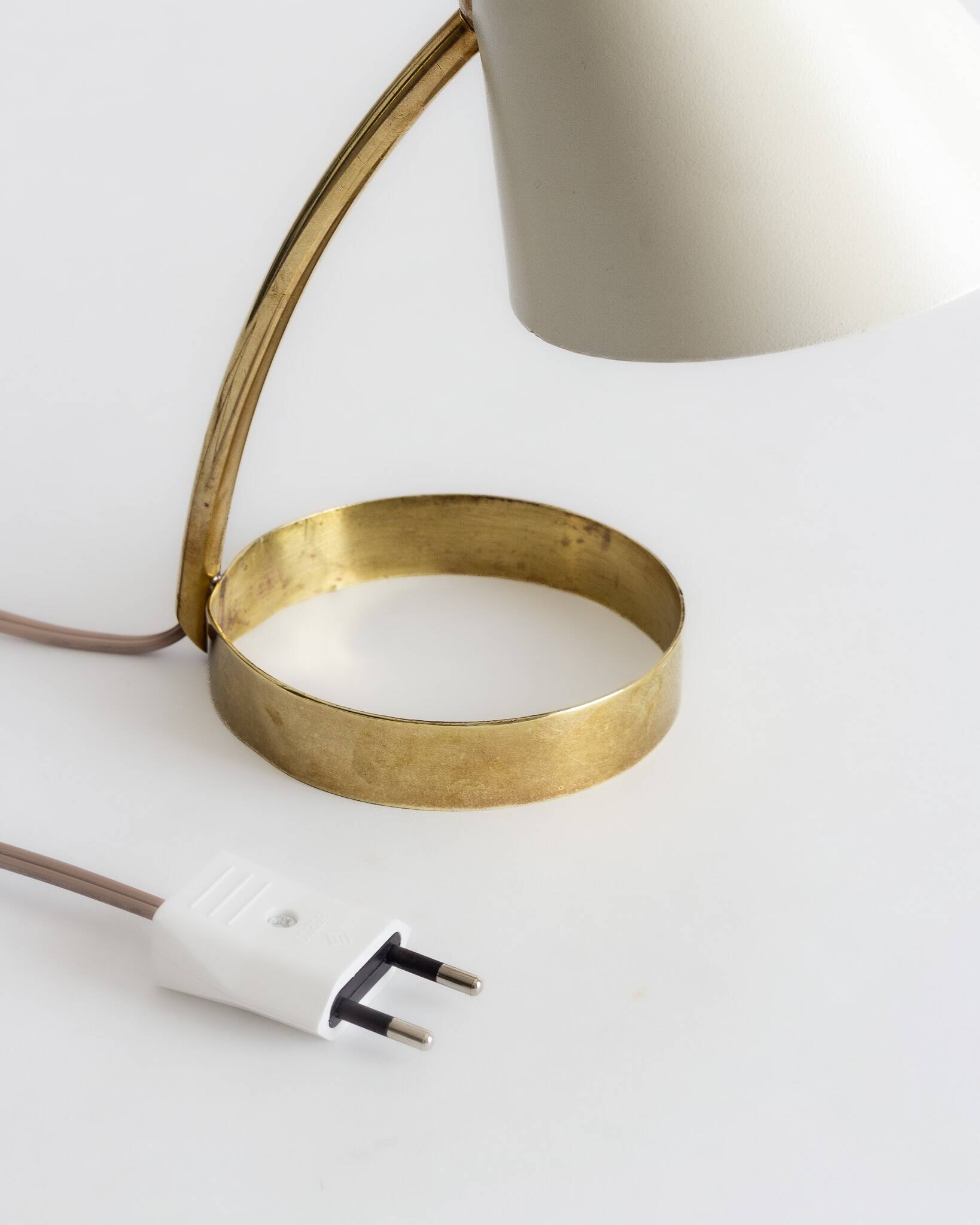Small brass cocotte lamp – 1950s