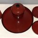 Vintage Japanese lacquered Bakelite top with 4 pieces