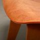 Charles & Ray Eames Early LCW Lounge Chair Red Aniline for Herman Miller