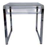 Marc Berthier Lucite Vintage Retro Side Table France 1970s