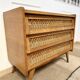 Rattan chest of drawers feet compass