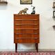 Teak Drawer Cabinet, Denmark 1960s/1970s, VNTG, Mid-C Modern