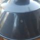 Suspension lampshade old industrial bowl