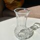 Small transparent vase