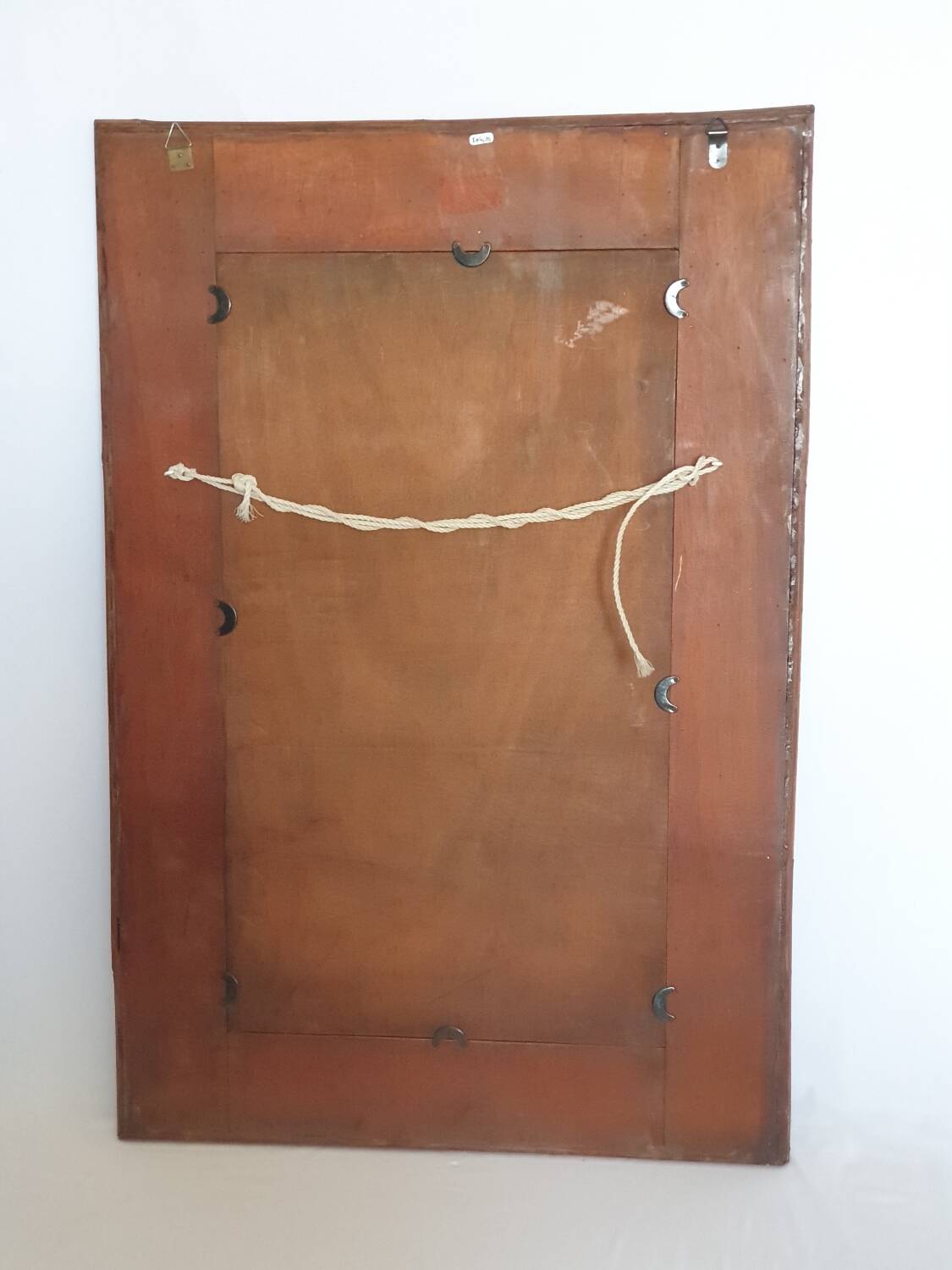 miroir bambou rotin Italie XXe 1940-1950