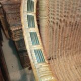 Fauteuils rotin ancien