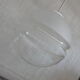 Two tone glass pendant light