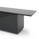Black lacquered buffet by Giotto Stoppino for Acerbis, 1970s.