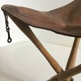 Vintage foldable painter's stool